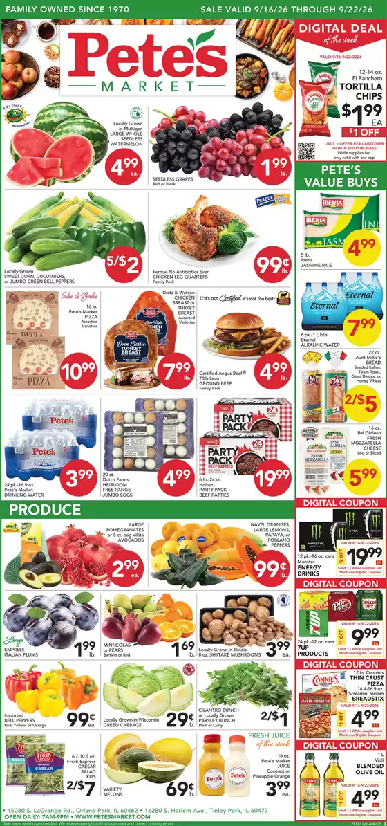 Pete's Fresh Market catalogue | New offers to discover | 2026-09-16T00:00:00.000Z - 2026-09-22T00:00:00.000Z