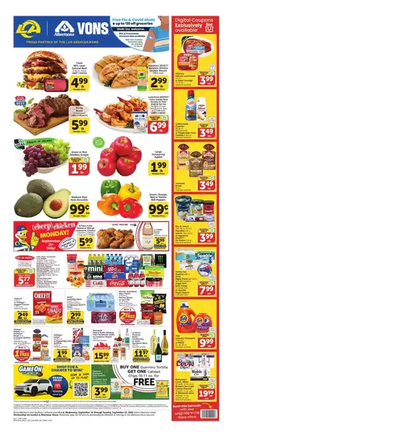 Vons catalogue in Brawley CA | Weekly Ad - SoCal | 2026-09-16T00:00:00.000Z - 2026-09-22T00:00:00.000Z