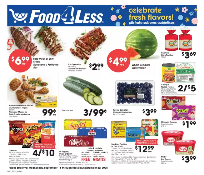 Food 4 Less catalogue | Current deals and offers | 2026-09-16T00:00:00.000Z - 2026-09-22T00:00:00.000Z