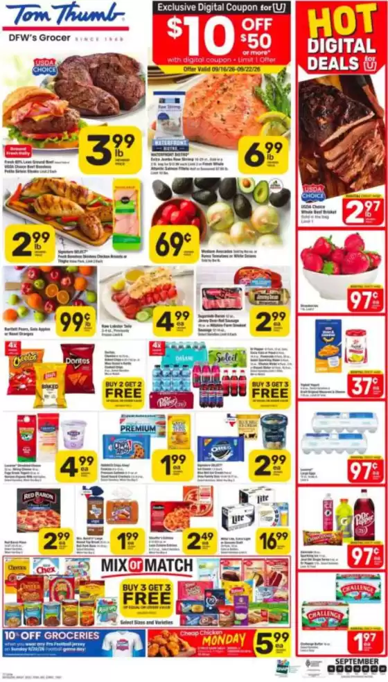Tom Thumb catalogue | Great discounts on selected products | 2026-09-16T00:00:00.000Z - 2026-09-22T00:00:00.000Z