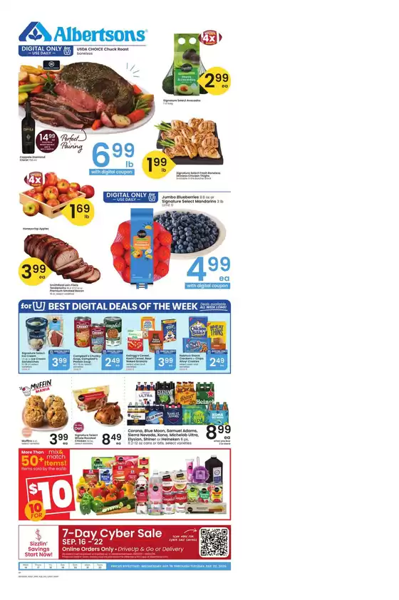 Albertsons catalogue | Discover attractive offers | 2026-09-16T00:00:00.000Z - 2026-09-22T00:00:00.000Z