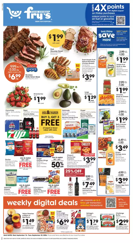 Fry's catalogue in Glendale AZ | Weekly Ad | 2026-09-16T00:00:00.000Z - 2026-09-22T00:00:00.000Z