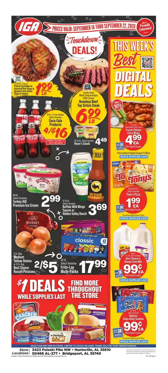 IGA catalogue in Holly Springs NC | Great offer for all customers | 2026-09-16T00:00:00.000Z - 2026-09-22T00:00:00.000Z