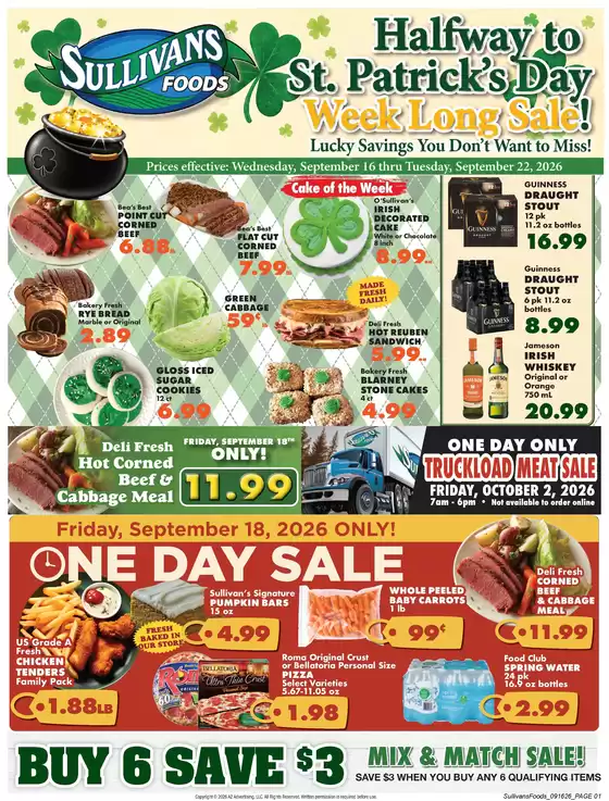 Sullivan's Foods catalogue | Our best deals for you | 2026-09-16T00:00:00.000Z - 2026-09-22T00:00:00.000Z