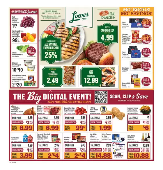 Lowes Foods catalogue | Weekly Ad | 2026-09-16T00:00:00.000Z - 2026-09-22T00:00:00.000Z