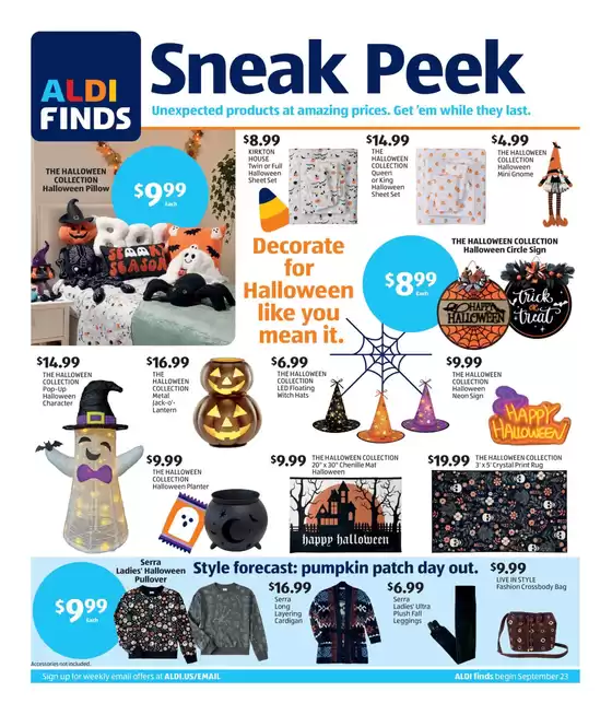 Aldi catalogue in Terrell TX | In Store Ad | 2026-09-23T00:00:00.000Z - 2026-09-29T00:00:00.000Z