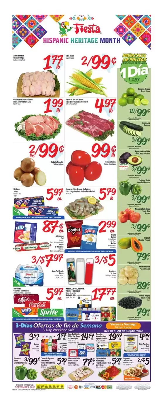 Fiesta Mart catalogue | Great offer for bargain hunters | 2026-09-16T00:00:00.000Z - 2026-09-22T00:00:00.000Z