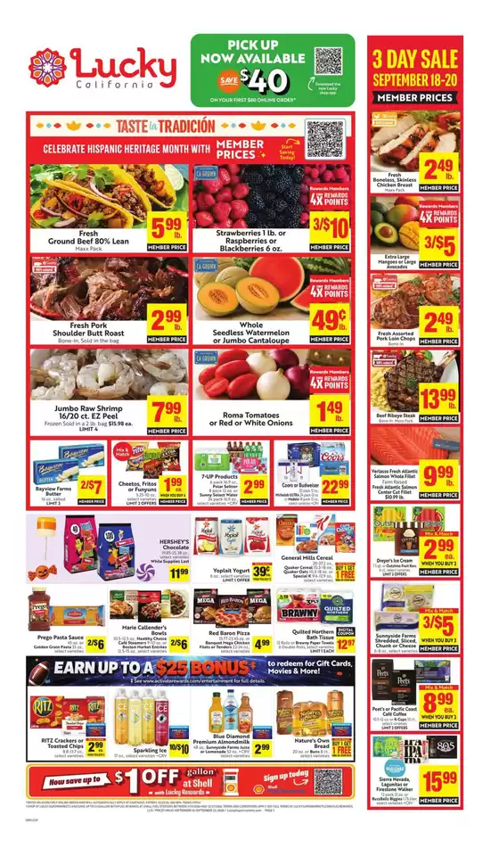 Lucky Supermarkets catalogue in Pinole CA | Weekly | 2026-09-16T00:00:00.000Z - 2026-09-22T00:00:00.000Z