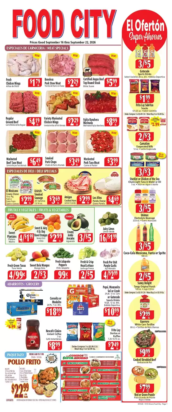El Ahorro catalogue in Houston TX | Top offers for all bargain hunters | 2026-09-16T00:00:00.000Z - 2026-09-22T00:00:00.000Z