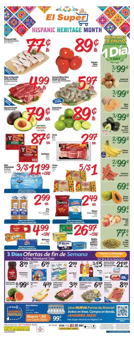 El Super catalogue in Pacific Palisades CA | Exclusive deals and bargains | 2026-09-16T00:00:00.000Z - 2026-09-22T00:00:00.000Z