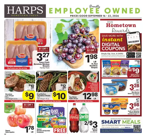 Harp's Market catalogue | Discover attractive offers | 2026-09-16T00:00:00.000Z - 2026-09-22T00:00:00.000Z