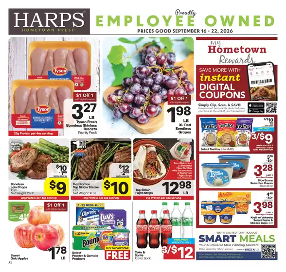 Harp's Market catalogue | Harp's Market weekly ad | 2026-09-16T00:00:00.000Z - 2026-09-22T00:00:00.000Z