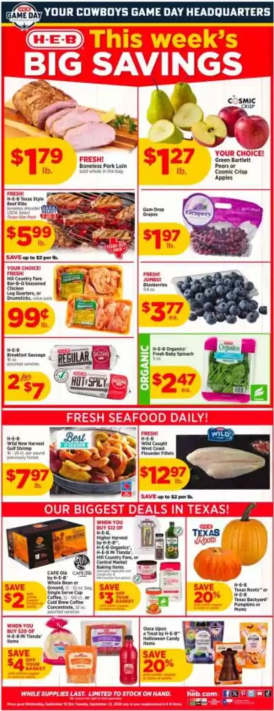 H-E-B catalogue | Weekly Ads H-E-B | 2026-09-18T00:00:00.000Z - 2026-09-24T00:00:00.000Z