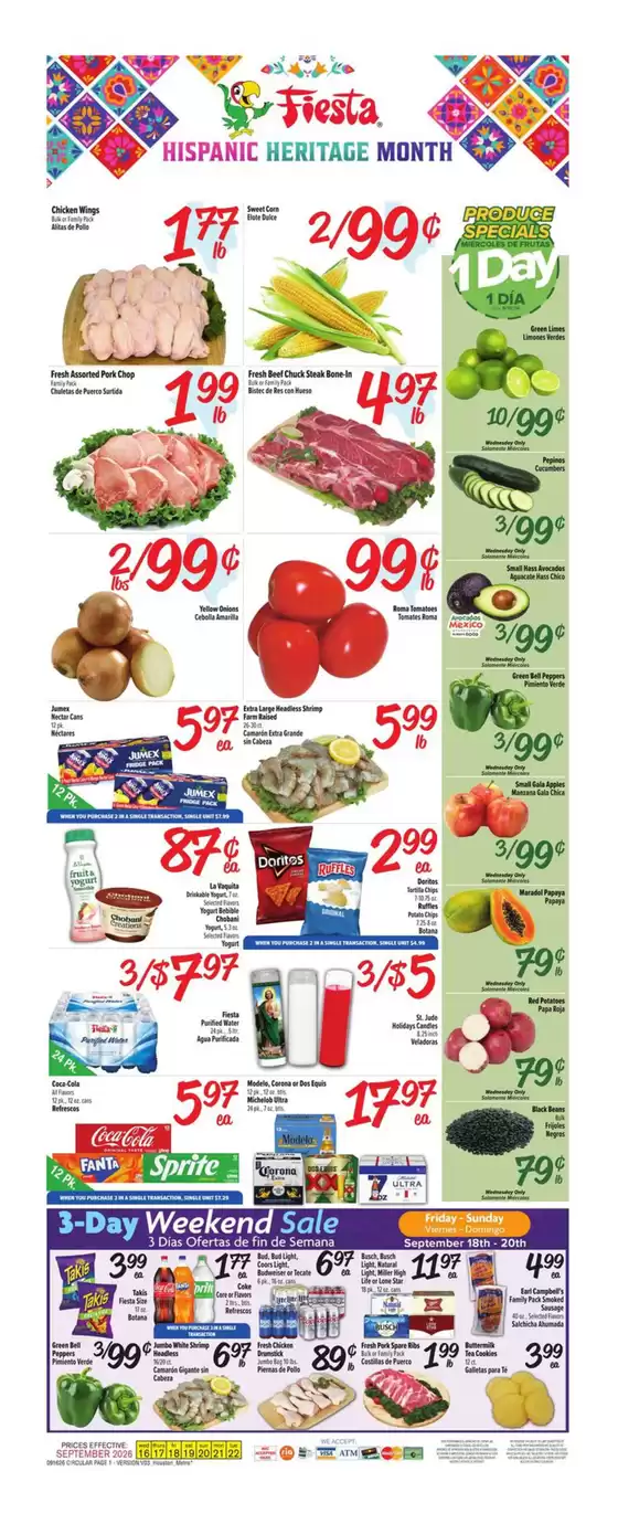 Fiesta Mart catalogue | Top deals and discounts | 2026-09-16T00:00:00.000Z - 2026-09-22T00:00:00.000Z
