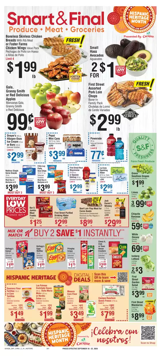 Smart & Final catalogue in Sun City AZ | Weekly Ad Savings (09/16/2026 - 09/22/2026) | 2026-09-16T00:00:00.000Z - 2026-09-17T00:00:00.000Z