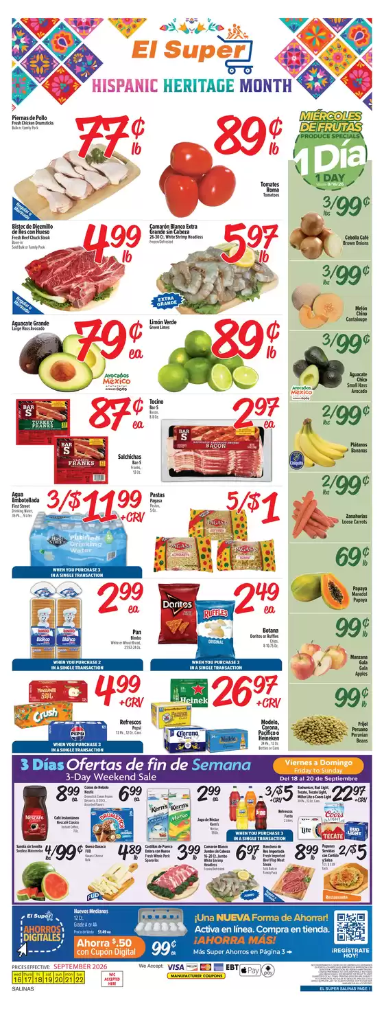 El Super catalogue | Save now with our deals | 2026-09-16T00:00:00.000Z - 2026-09-22T00:00:00.000Z