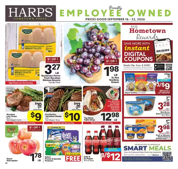 Harp's Market catalogue | Current deals and offers | 2026-09-16T00:00:00.000Z - 2026-09-22T00:00:00.000Z