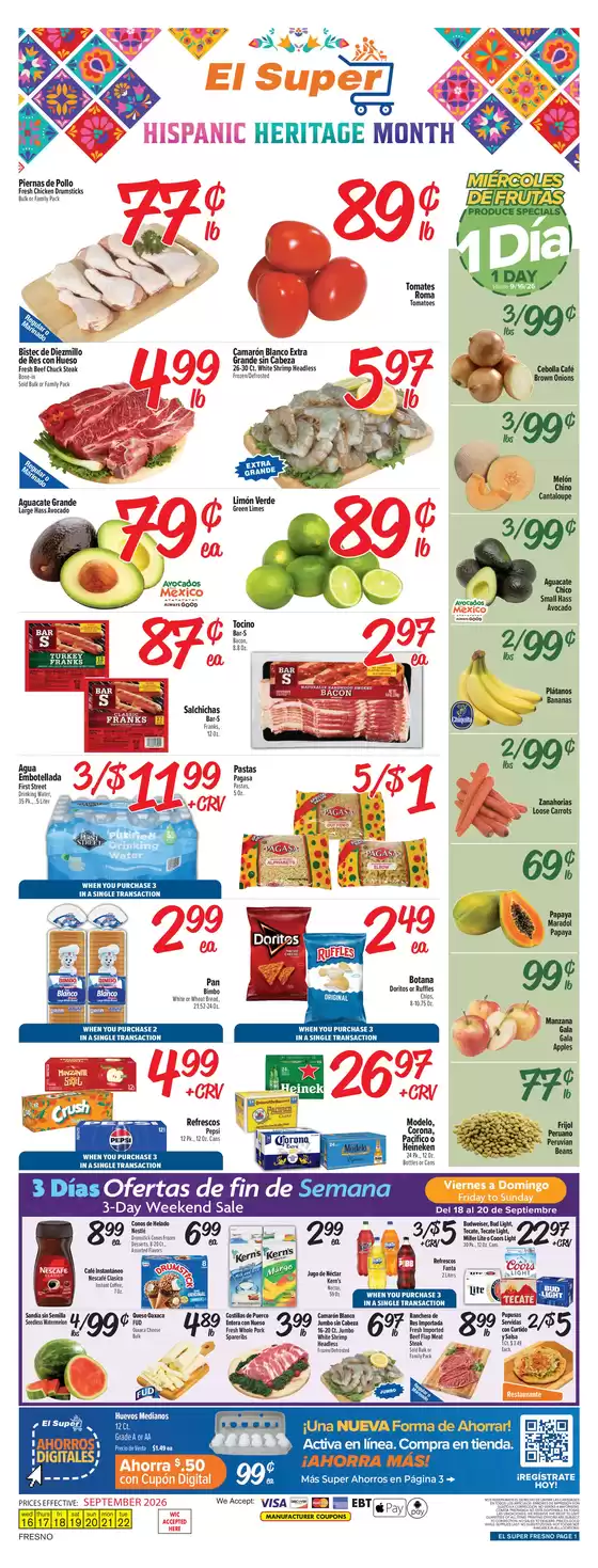 El Super catalogue | Top offers for smart savers | 2026-09-16T00:00:00.000Z - 2026-09-22T00:00:00.000Z