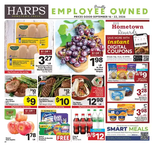 Harp's Market catalogue in Bartlesville OK | Our best deals for you | 2026-09-16T00:00:00.000Z - 2026-09-22T00:00:00.000Z