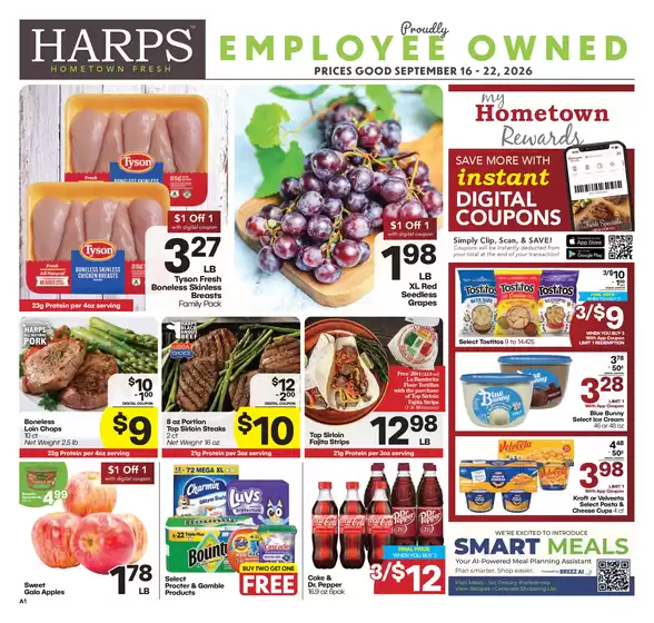 Harp's Market catalogue | Attractive special offers for everyone | 2026-09-16T00:00:00.000Z - 2026-09-22T00:00:00.000Z
