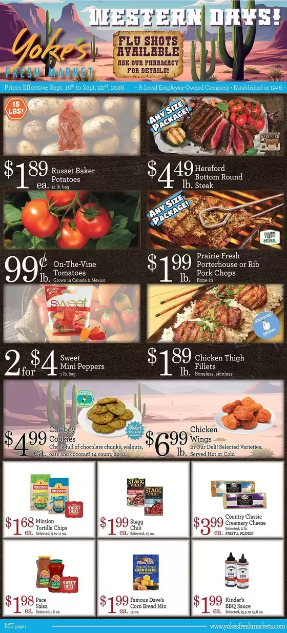 Yoke's Fresh Market  catalogue | Offers for bargain hunters | 2026-09-16T00:00:00.000Z - 2026-09-22T00:00:00.000Z