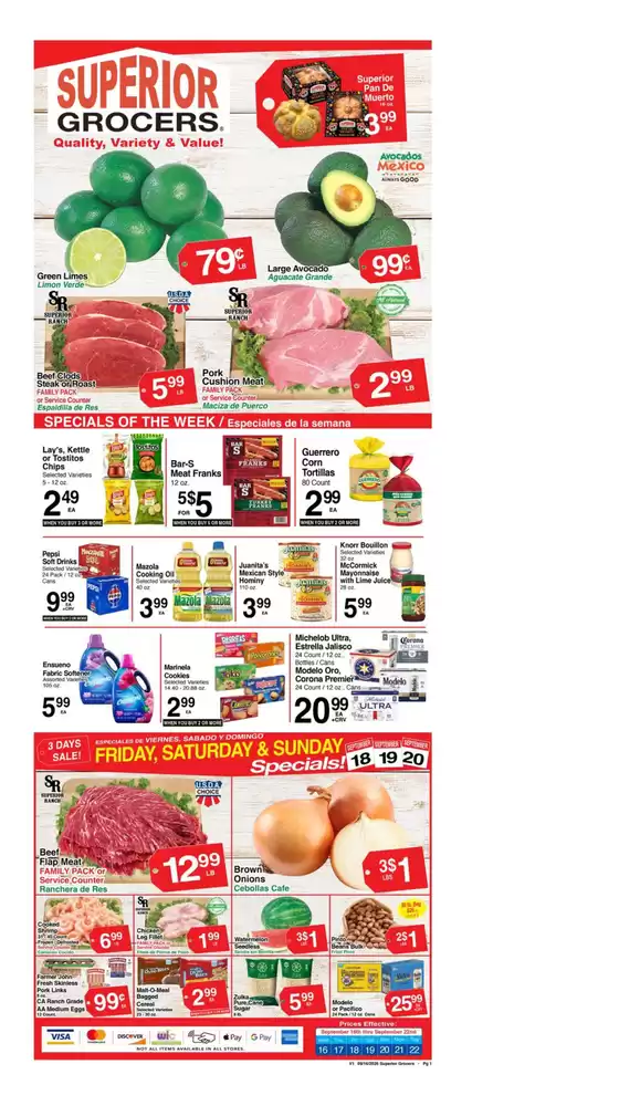 Superior Grocers catalogue in Pacific Palisades CA | Weekly Specials | 2026-09-16T00:00:00.000Z - 2026-09-22T00:00:00.000Z