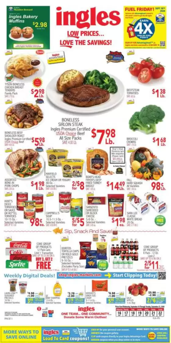 Ingles Markets catalogue in Sautee Nacoochee GA | Top offers for smart savers | 2026-09-16T00:00:00.000Z - 2026-09-22T00:00:00.000Z