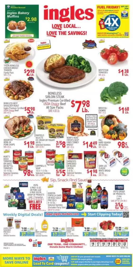 Ingles Markets catalogue | Great offer for bargain hunters | 2026-09-16T00:00:00.000Z - 2026-09-22T00:00:00.000Z