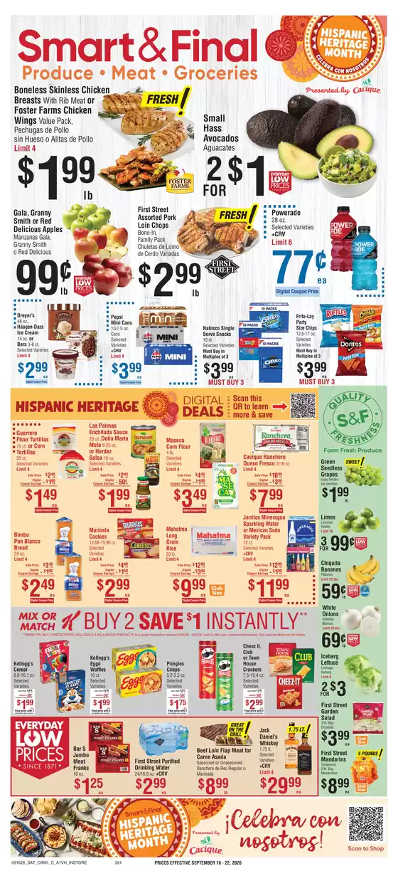 Smart & Final catalogue in Hawthorne CA | Current bargains and offers | 2026-09-16T00:00:00.000Z - 2026-09-17T00:00:00.000Z