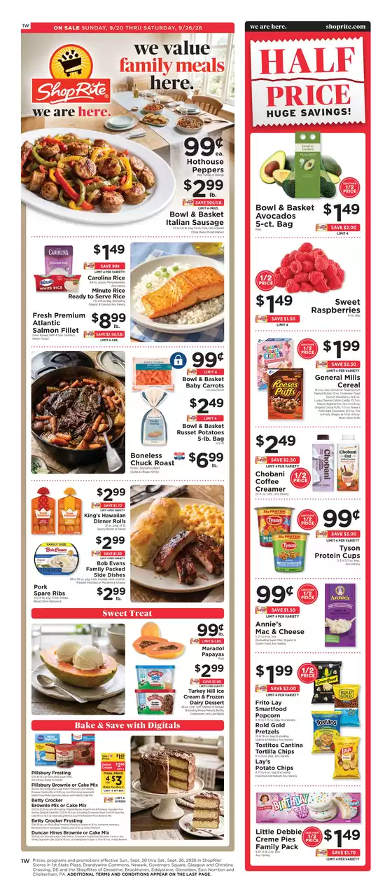 ShopRite catalogue in Long Branch NJ | Great discounts on selected products | 2026-09-17T00:00:00.000Z - 2026-09-26T00:00:00.000Z