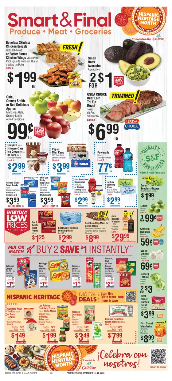 Smart & Final catalogue | Our best offers for you | 2026-09-16T00:00:00.000Z - 2026-09-17T00:00:00.000Z