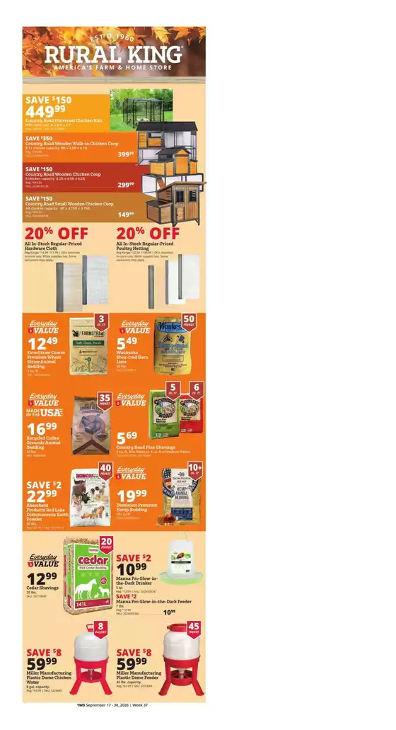 Rural King catalogue | Circular | 2026-09-17T00:00:00.000Z - 2026-09-30T00:00:00.000Z