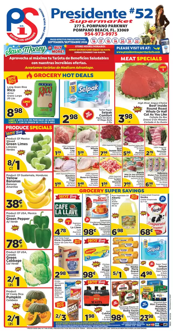 Presidente catalogue | Our best bargains | 2026-09-16T00:00:00.000Z - 2026-09-22T00:00:00.000Z