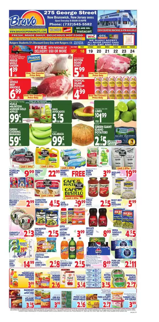 Bravo Supermarkets catalogue in Passaic NJ | New offers to discover | 2026-09-18T00:00:00.000Z - 2026-09-24T00:00:00.000Z