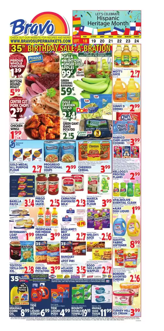 Bravo Supermarkets catalogue in Passaic NJ | Current deals and offers | 2026-09-18T00:00:00.000Z - 2026-09-24T00:00:00.000Z