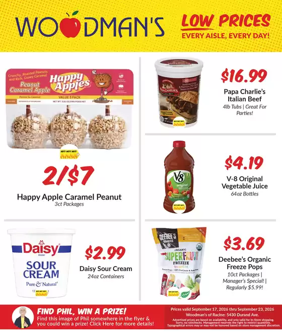 Woodman's catalogue | Wide range of offers | 2026-09-17T00:00:00.000Z - 2026-09-23T00:00:00.000Z