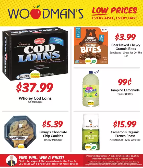 Woodman's catalogue in Neenah WI | Special offers for you | 2026-09-17T00:00:00.000Z - 2026-09-23T00:00:00.000Z