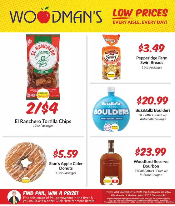 Woodman's catalogue | Save now with our deals | 2026-09-17T00:00:00.000Z - 2026-09-23T00:00:00.000Z