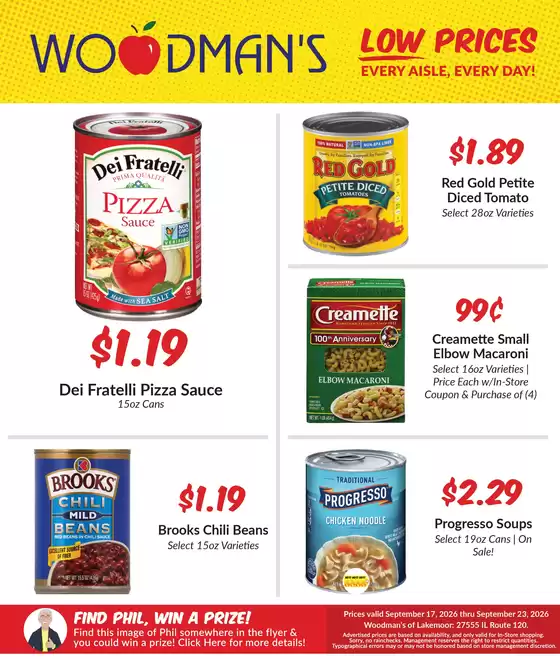 Woodman's catalogue | Top offers for smart savers | 2026-09-17T00:00:00.000Z - 2026-09-23T00:00:00.000Z