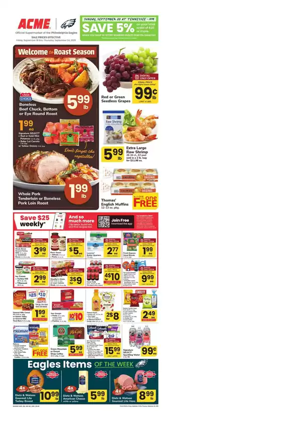 ACME catalogue in Wilmington DE | Weekly Ad | 2026-09-18T00:00:00.000Z - 2026-09-24T00:00:00.000Z