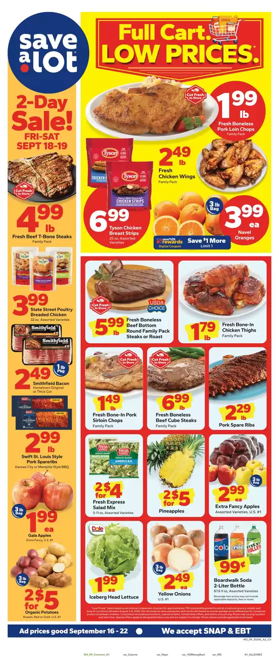 Save a Lot catalogue | Great offer for all customers | 2026-09-16T00:00:00.000Z - 2026-09-22T00:00:00.000Z