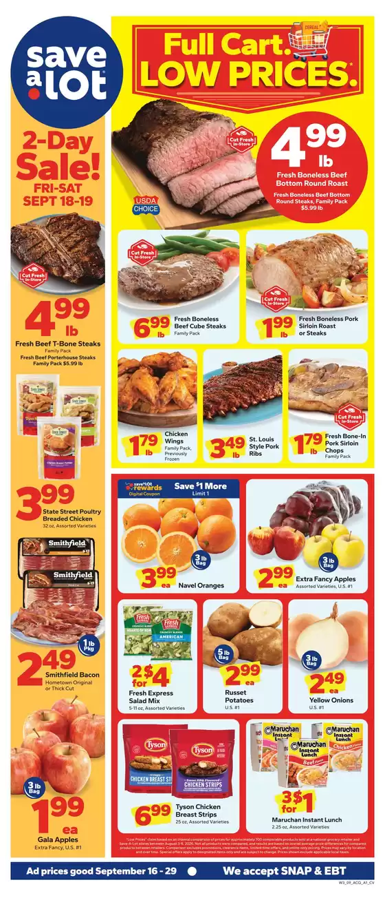 Save a Lot catalogue in Mansfield OH | Current special promotions | 2026-09-16T00:00:00.000Z - 2026-09-29T00:00:00.000Z