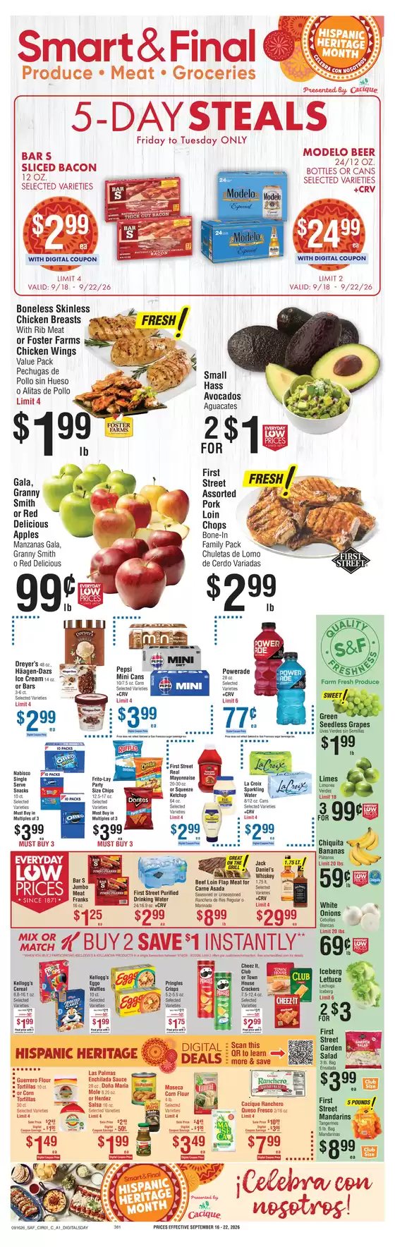 Smart & Final catalogue in San Ysidro CA | Weekly Ad Savings (09/16/2026 - 09/22/2026) | 2026-09-18T00:00:00.000Z - 2026-09-22T00:00:00.000Z