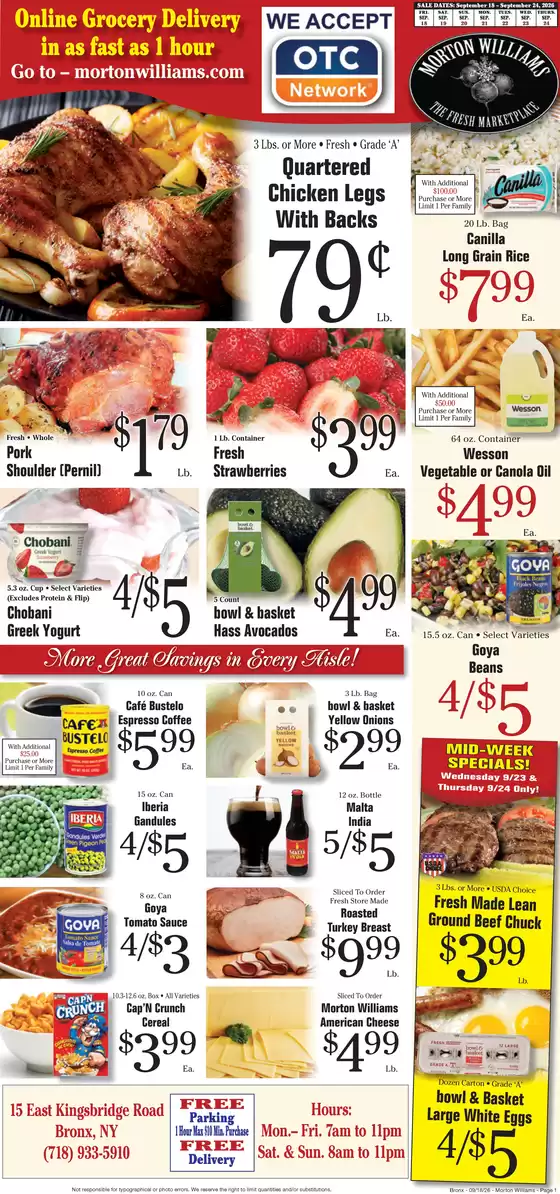Morton Williams catalogue in Carlstadt NJ | Discounts and promotions | 2026-09-18T00:00:00.000Z - 2026-10-02T00:00:00.000Z