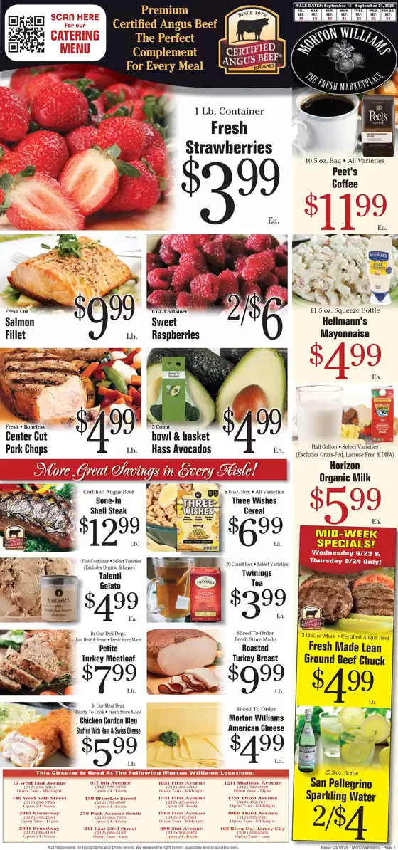 Morton Williams catalogue in Carlstadt NJ | Morton Williams weekly ad | 2026-09-18T00:00:00.000Z - 2026-10-02T00:00:00.000Z