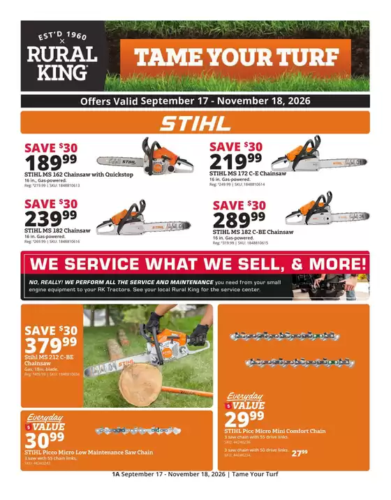 Rural King catalogue | Circular | 2026-09-17T00:00:00.000Z - 2026-11-18T00:00:00.000Z