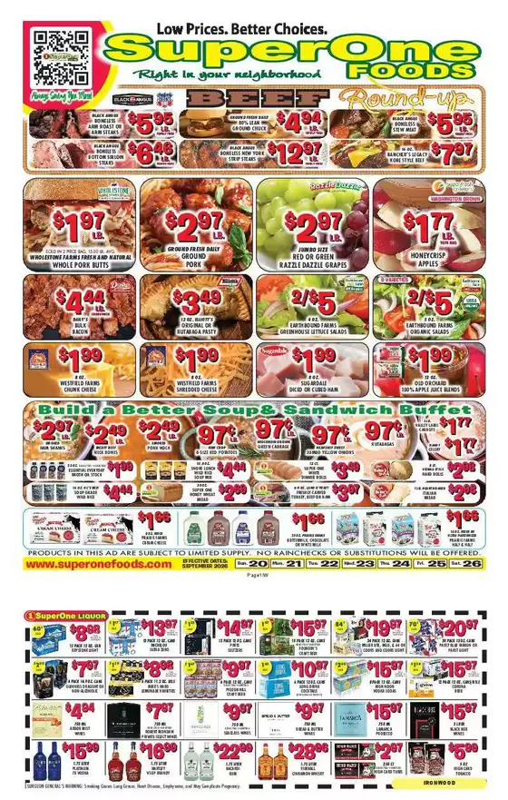 Super One Foods catalogue | Weekly Ad Savings | 2026-09-09T00:00:00.000Z - 2026-09-25T00:00:00.000Z