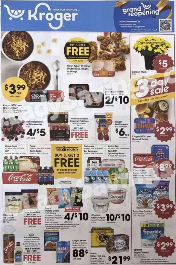 Kroger catalogue in Sun Lakes AZ | Weekly Ads Kroger | 2026-09-23T00:00:00.000Z - 2026-09-29T00:00:00.000Z