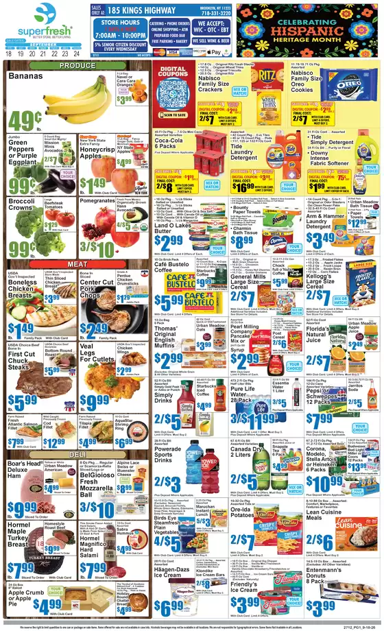 Super Fresh catalogue | Super Fresh weekly ad | 2026-09-18T00:00:00.000Z - 2026-09-24T00:00:00.000Z