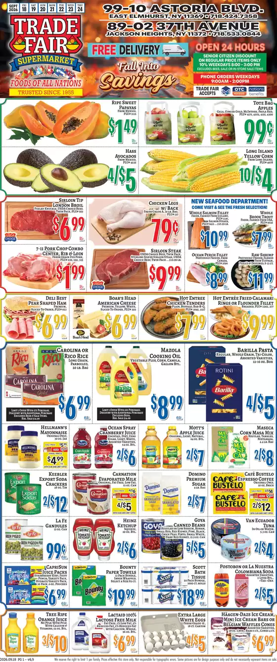 Trade Fair Supermarket catalogue | Top offers for smart savers | 2026-09-18T00:00:00.000Z - 2026-09-24T00:00:00.000Z